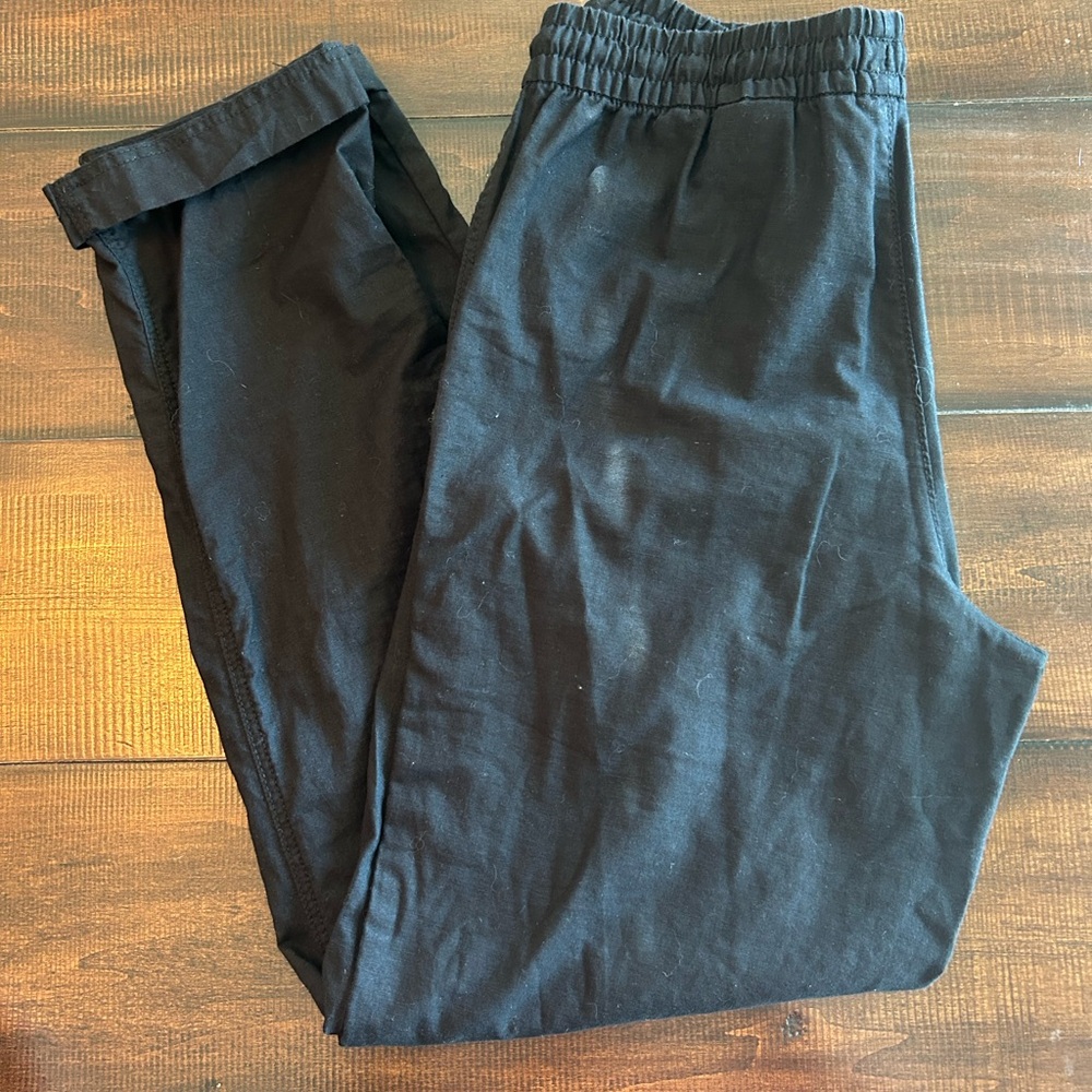 H&M linen blend pull on pants